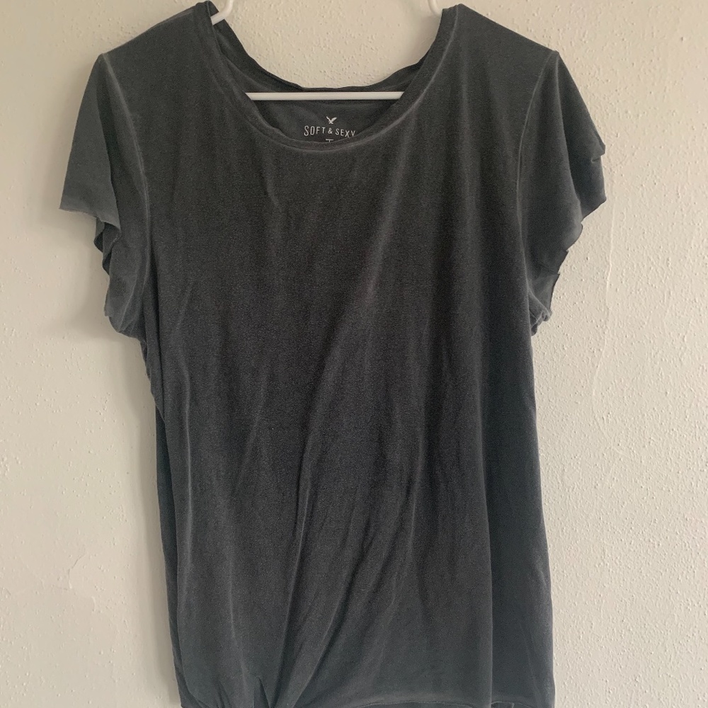 American Eagle soft and sexy T-shirt Medium grey